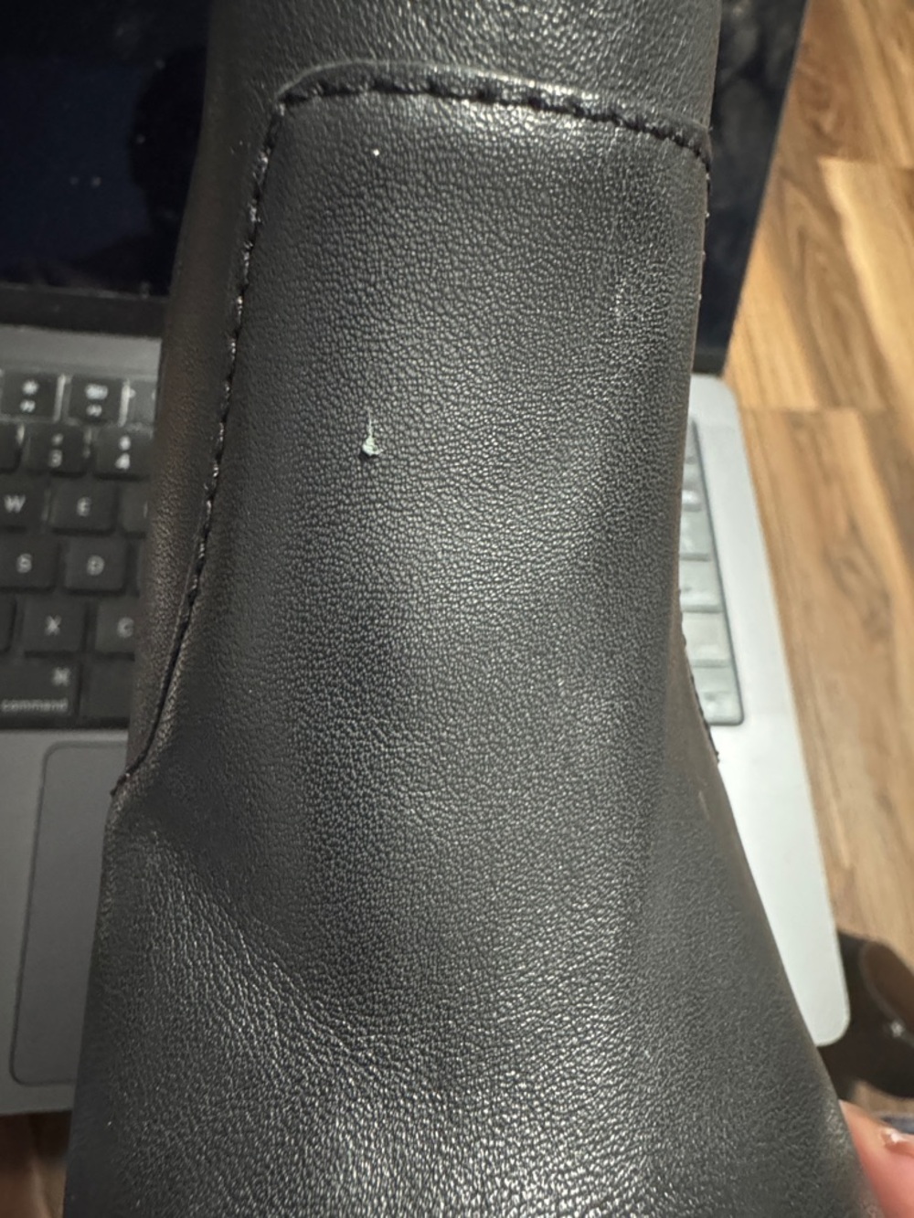 Madewell "The Brenner" Women's Black Leather Boot w/stacked Heel Sz. 7 - Picture 10 of 10